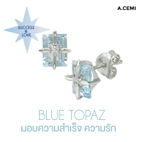ราคา A CEMI Bonnie Star Blue Topaz Earring มอบความสำเร็จ ความรัก (23339757898)