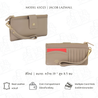 ราคา JACOB กระเป๋าสตางค์สตรี ดีไซน์เก๋มาพร้อมสายคล้องข้อมือ รุ่น 63023 (24639060318)