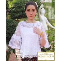 ราคา เสื้อลูกไม้เกรดพรีเมี่ยม 1876 Size No 36 52 (18296395986)