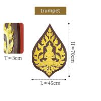 ราคา ใบโพธิ์ติดพนัง แผ่นไม้แกะสลักต้นสัก พระนั่งดอกบัว แผ่นพระติดพนัง ตกแต่งพนังหิ้งพระ ตกแต่งทางเดินโรงแรม (21586345398)