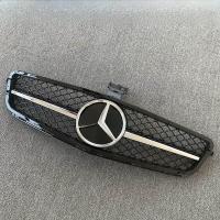 ราคา ช่องหน้า Grille สำหรับ Mercedes Benz C Class C180C200C260 Coupe AMG W204 Star GT ช่องหน้า Grille คาร์บอนไฟเบอร์สีดำ ช่องหน้า Grille (19901286971)