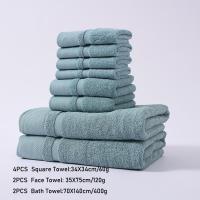ราคา cod8 PCS BATH TOWEL SET COTTON MENS FACE TOWEL HAND TOWEL LADIES LUXURY TOWEL SET HOTEL SAUNA GIFTS WHOLESALE 34X34 70X140 35X75 (24006137444)