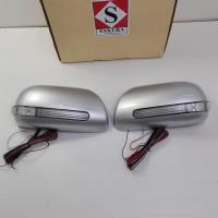 ราคา ฝาครอบกระจกมองข้างtoyota vios 2007 2012 สีบรอนซ์ ไฟ LED งาน SAKURA เรียบหรู กระจกมองข้าง ใช้ได้กับ อัลติส altis ยาริส yaris แคมรี่ camry (374245481)
