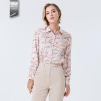 ราคา ESPADA เสื้อเชิ้ตลายเข็มขัดและโซ่ ผู้หญิง สีชมพู Belt and Chain Print Shirt 01124 (25332120658)