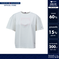 ราคา Tommy Hilfiger เสื้อยืด ผู้หญิง รุ่น WW0WW46007 Z00 สีขาว (24207850369)