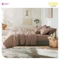 ราคา LOTUS ชุดผ้าปู อบอุ่นเรียบง่าย นุ่มสบายทุกสัมผัส รุ่น Cozy ส่งฟรี (23093177089)