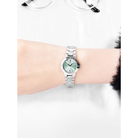 ราคา Casio นาฬิกาควอทซ์กันน้ำ สายสแตนเลส สไตล์เรโทร สีชมพู LTP 1241D 4A3 (25364865439)