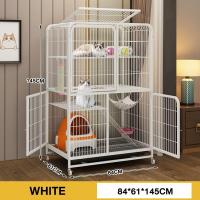 ราคา PetStern กรงแมวขนาดใหญ่ กรงแมวมีถาด กรงแมว2ชั้น การออกแบบหลายประตู กรงแมว กรงแมวพับได้ (25504781406)