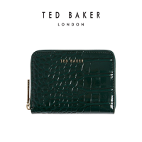 ราคา Ted Baker Womens Connii Croc Effect Mini Purse DK GREEN (24186889758)