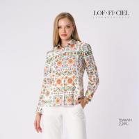 ราคา LOF FI CIEL Womans shirt Grand Palace garden เสื้อเชิ๊ตผู้หญิง แขนยาว สีเขียวอ่อน FBAXWH (23404282968)