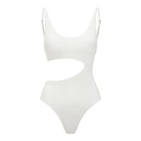 ราคา YUKARI SWIM ชุดว่ายน้ำวันพีซสำหรับผู้หญิง สง่างาม สีขาว ตัดโมโนกินีออก ชุดว่ายน้ำ ผ้าเป็นมิตรกับสิ่งแวดล้อม (24380641224)