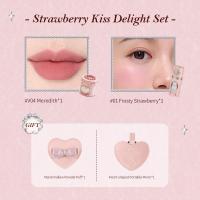 ราคา NEW Flower Knows Strawberry Kiss Delight Treasure makeup gift Set (24894691421)