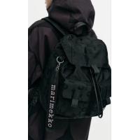 ราคา กระเป๋าเป้สะพายหลังผ้าไนลอน Marimekko ทนทานต่อฝน ความจุขนาดใหญ่ กระเป๋าเป้สะพายหลังแบบสะพายไหล่คู่ ลายดอกไม้ลึก กระเป๋าเป้สะพายหลังผู้ชายและผู้หญิง (24750344641)