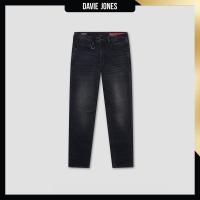 ราคา DAVIE JONES กางเกงยีนส์ Skinny Comfort Fit Jeans CO0084 สีดำ (25363154317)