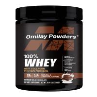 ราคา Omilay Whey Protein Powder เวย์โปรตีน โปรตีนสูง Whey Protein Isolate ควบคุม ความหิว Fast Recovery Weight Gainer ช่วยออกกําลัง Milk Chocolate 2LBS (25446400664)