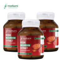 ราคา สารสกัดจากเห็ดหลินจือ Reishi Mushroom Extract x 3 ขวด เห็ดหลินจือ โมริคามิ Morikami หลินจือ (15015672766)