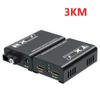 ราคา 20Km HDMI Fiber Extender Over Single SC Fiber Optical Cable Vs 3km 1080P HDMI To Fiber Optical Video Transmitter Receiver Converter Fiber Transceiver Plug and Play (24018865828)