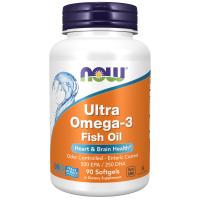 ราคา Now Foods Ultra Omega 3 500EPA 250DHA Fish Oil 1000 mg 90 180 SoftgelsFish Softgels นาวฟู้ดส์ โอเมก้า 3 น้ำมันปลา อย ไทย (24708099676)