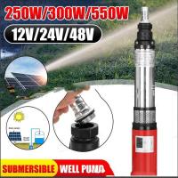 ราคา 24V Solar Deep Well ปั๊ม 300W สแตนเลสพลังงานแสงอาทิตย์ Submersible ปั๊มน้ำ 35m Lift ขนาดใหญ่สำหรับบ่อปลาการเกษตรชลประทาน ปั๊มน้ำบาดาล ปั๊มน้ำบาดาลพลังงานแสงอาทิตย์ สายยาว 10 เมตร (14506185204)
