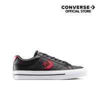 ราคา CONVERSE รองเท้า CONVERSE SPORT CASUAL SEASONAL COLOR LEATHER OX BLACK RED ผู้ชาย A12751CM S5BKRE (23653366289)