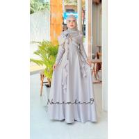 ราคา ชุดอิสลามสวยๆใส่ออกงาน ชุดเดรสมุสลิม รุ่นกุหลาบทรงบาน ชุดใส่รายอ ชุดใส่นิกะห์ ชุดเจ้าสาวอิสลาม (24912732369)