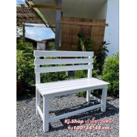 ราคา เก้าอี้ยาวมีพนักพิง100 34 48 ม้ายาว สีขาว เก้าอี้ เก้าอี้ไม้ ม้านั่งยาว ม้ายาวไม้ เก้าอี้ไม้สัก (15226939020)