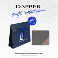 ราคา DAPPER กระเป๋าสตางค์ หนังแท้ Two Tone Billfold Wallet สีเทา DAPPER Gift Bag (24806852177)