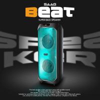 ราคา ลำโพงบลูทูธ SAAG รุ่น BEAT Speaker ลำโพงปาร์ตี้ไร้สาย พร้อมไมค์ มีไฟ LED ลำโพงเสียงดี ลำโพงคาราโอเกะไร้สาย (24031999157)