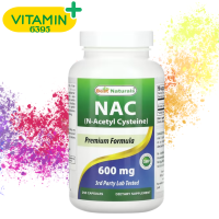 ราคา Best Naturals NAC 600 mg 250 Capsules (24976430993)