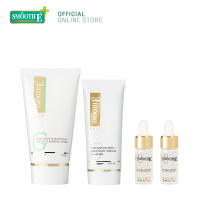 ราคา Exclusive set Smooth E Gold luxury medicated Set ชุดบำรุงผิวหน้า โฟมล้างหน้า Gold Foam ขนาด 4 Oz สมูทอี Gold Cream บำรุงผิวหน้า แถมฟรี Gold Serum 2 ขวด (9064353564)