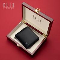ราคา ELLE HOMME กระเป๋าสตางค์หนังสำหรับผู้ชาย ดีไซน์เรียบง่ายสไตล์ใหม่ (25035076811)
