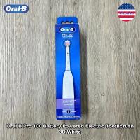 ราคา Oral B Pro 100 Battery Powered Electric Toothbrush ออรัลบี แปรงสีฟันไฟฟ้า ใช้แบตเตอรี่ (21381726525)