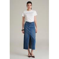 ราคา Mc jeans กระโปรงยาว ผู้หญิง เอวกลาง สียีนส์ฟอกอ่อน MAKZ005 ผ้ายีนส์ 12 7 Oz กระเป๋า 5 เหลี่ยม (24940903311)