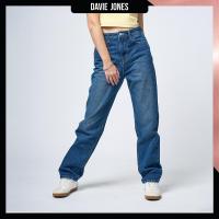 ราคา DAVIE JONES WOMEN กางเกงยีนส์ ผู้หญิง Women Slim Fit Jeans SL0001 สีน้ำเงิน (25510211805)