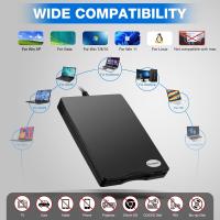 ราคา Floppy Disk Reader 3 5นิ้ว External USB Floppy Disk Drive ไม่รองรับ Macเข้ากันได้กับ Windows 11 10 10 Pro 8 7 2000 Xpสีดำ (23027669239)