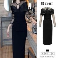 ราคา ZY HT EraVogue เดรสผู้หญิง เดรสสีดำ เดรสแขนยาว เดรสตาข่าย เดรสทำงาน เดรสออกงาน เดรสไปงานแต่ง เดรสเซ็กซี่ เดรสเกาหลี ชุดออกงาน 10198 (17287312666)