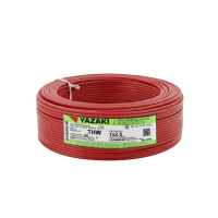 ราคา THAI YAZAKI สายไฟ THW IEC01 1x2 5ตร มม ม้วน100เมตร มอก แท้ ไทยยาซากิ (25287868507)