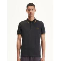 ราคา Fred Perry Mens Polo Shirt Fp Wheat Summer Casual Business Lapel Short Sleeve T shirt Paul Shirt M3600 (24584346724)