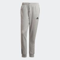 ราคา adidas ไลฟ์สไตล์ กางเกงขายาวผ้าเฟรนช์เทอร์รีย์ทรงสอบจั๊มปลายขา Essentials 3 Stripes ผู้ชาย สีเทา GK8889 (23373781340)