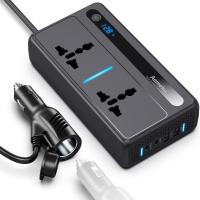 ราคา Aemeku Car Inverter 300W อินเวอร์เตอร์แปลงไฟรถยนต์ รุ่นC 300 แปลงไฟรถเป็นไฟบ้าน 12V 24V เป็น 220V รถยนต์ รถบรรทุก (24658325002)