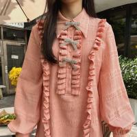 ราคา FLAT2112 FF0558 RIBBON SORBET DRESS เดรสออกงาน เดรสแขนยาว (24328694124)