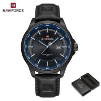 ราคา NAVIFORCE นาฬิกาควอทซ์แท้สำหรับผู้ชายสายหนังเรียบหรูหราหน้าปัดกลมปฏิทินเรืองแสงกันน้ำ30เมตร NF9248L นาฬิกาลำลองของผู้ชาย (23585038904)
