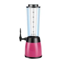 ราคา การจัดส่งท้องถิ่น ทาวเวอร์เบียร์ LED ขนาด 3 ลิตรพร้อมก๊อกน้ำคู่ เครื่องจ่ายเบียร์เกรดเชิงพาณิชย์สำหรับบาร์ งานปาร์ตี้ ระบบเครื่องดื่มเย็นสแตนเลสสำหรับเบียร์คราฟต์และโซดา (24504586563)