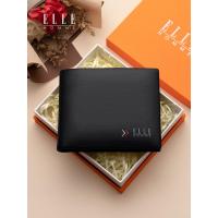 ราคา ELLE HOMME กระเป๋าสตางค์หนังพรีเมียมสำหรับผู้ชาย แบบสั้น ใหม่ 2024 (25048744746)