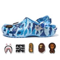 ราคา รองเท้า cross BAPE หัวโต Classic Clog รองเท้าแตะชายหาดแฟชั่น ใส่สบาย กันลื่น น้ำหนักเบา (25306220609)