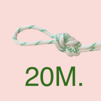 ราคา เชือกเรือ เชือกโพลีเอสเตอร์ถักสองชั้น ขนาด 8 มิล marine polyester rope 8mm (22207475081)