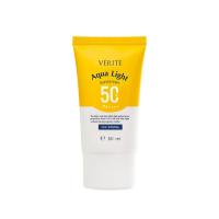 ราคา Verite Aqua Light Multi Protection Sunscreen SPF 50 PA 50ml ครีมกันแดด ปกป้องผิวจากรังสี UVA UVB และแสงสีฟ้าจากหน้าจอ กันน้ำ กันเหงื่อ ไม่เยิ้มระหว่างวัน (25539463436)