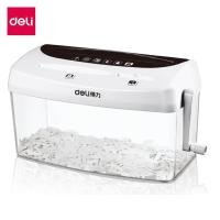 ราคา Deli เครื่องทำลายเอกสาร เครื่องย่อยกระดาษ เครื่องทำลายกระดาษ แบบมือหมุน ขนาด A4 รับกระกัน 1 ปี อุปกรณ์สำนักงาน Paper Shredder (25639714919)