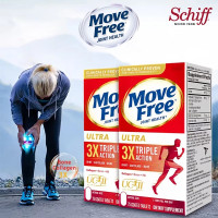 ราคา Schiff Move Free 3X Ultra Triple Action 75 Capsules เสริมสุขภาพข้อกระดูกอ่อนและกระดูก (24569302101)