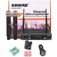 ราคา SHURE GLXD4 PRO ไมโครโฟนคู่ไร้สายเสียงดี wireless microphone UHF ไมค์ลอยคู่ SM58S ไมโครโฟนน้ำหนักเบารับสัญญาณระยะไกล (24070705086)